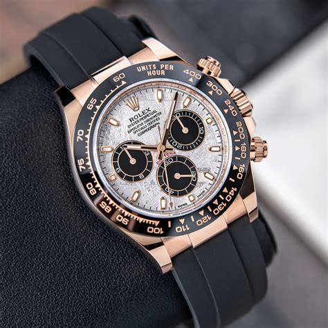 rolex carbon fiber watch|Rolex daytona with meteorite dial.